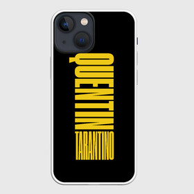 Чехол для iPhone 13 mini с принтом Quentin Tarantino в Тюмени,  |  | quentin tarantino | tarantino | голливуд | квентин тарантино | криминально чтиво | однажды в голливуде | омерзительная восьмёрка | режиссёры | тарантино | типография