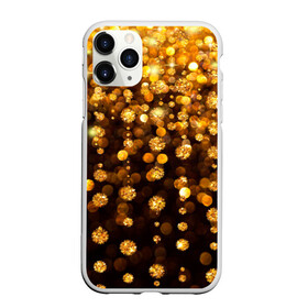 Чехол для iPhone 11 Pro матовый с принтом ЗОЛОТЫЕ БЛЕСТКИ в Тюмени, Силикон |  | gold | pattern | rain | блестки | блестящий | дождь | звезды | золото | красиво | новый год | праздник | снежинки | текстуры