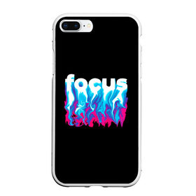 Чехол для iPhone 7Plus/8 Plus матовый с принтом Focus в Тюмени, Силикон | Область печати: задняя сторона чехла, без боковых панелей | абстракция | граффити | кислотный | неон | пламя | фокус