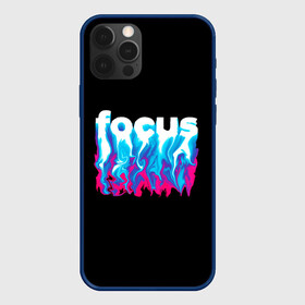 Чехол для iPhone 12 Pro с принтом Focus в Тюмени, силикон | область печати: задняя сторона чехла, без боковых панелей | Тематика изображения на принте: абстракция | граффити | кислотный | неон | пламя | фокус