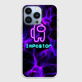 Чехол для iPhone 13 Pro с принтом Impostor NEON в Тюмени,  |  | 2021 | among us | axegao | impostor | neon | space mafia | sus.puffballs united | амонг ас | амонг единорог | импостор | инопланетяне | инопланетянин | надпись | новогодний амонг ас | с новым годом | самозванец | среди нас | эмонг ас