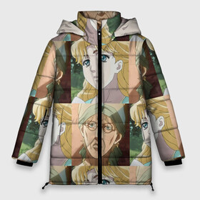 Женская зимняя куртка 3D с принтом Erina JoJo Эрина ДжоДжо в Тюмени, верх — 100% полиэстер; подкладка — 100% полиэстер; утеплитель — 100% полиэстер | длина ниже бедра, силуэт Оверсайз. Есть воротник-стойка, отстегивающийся капюшон и ветрозащитная планка. 

Боковые карманы с листочкой на кнопках и внутренний карман на молнии | anime | erina | jjba | jojo | аниме | джоджо | эрина