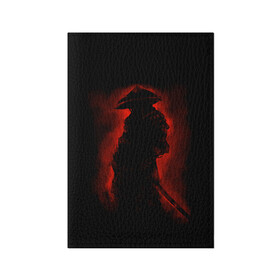 Обложка для паспорта матовая кожа с принтом Samurai в Тюмени, натуральная матовая кожа | размер 19,3 х 13,7 см; прозрачные пластиковые крепления | 2077 | art | blood | cyber | cyberpunk | dead | death | demon | japan | mask | ninja | oni | samurai | shadow | shogun | tokyo | warior | арт | воин | война | демон | катана | кибер | киберпанк | кровь | маска | мертвый | ниндзя | путь | самурай