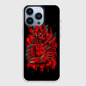 Чехол для iPhone 13 Pro с принтом Death Samurai в Тюмени,  |  | 2077 | art | blood | cyber | cyberpunk | dead | death | demon | japan | mask | ninja | oni | samurai | shadow | shogun | tokyo | warior | арт | воин | война | демон | катана | кибер | киберпанк | кровь | маска | мертвый | ниндзя | путь | самурай