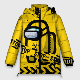 Женская зимняя куртка 3D с принтом AMONG US - BIOHAZARD в Тюмени, верх — 100% полиэстер; подкладка — 100% полиэстер; утеплитель — 100% полиэстер | длина ниже бедра, силуэт Оверсайз. Есть воротник-стойка, отстегивающийся капюшон и ветрозащитная планка. 

Боковые карманы с листочкой на кнопках и внутренний карман на молнии | among | among us | amongus | crewmate | game | games | imposter | impostor | logo | monster | sabotage | shhh | амонг | амонг ас | амонгас | игра | игры | импостер | космос | крюмейт | лого | логотип | логотипы | монстр | саботаж | символ | сим