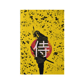 Обложка для паспорта матовая кожа с принтом ? (Самурай) в Тюмени, натуральная матовая кожа | размер 19,3 х 13,7 см; прозрачные пластиковые крепления | katana | no heaven for samurai | red sun | samurai | samurai lettering | samurai print | samurai sweats | samurai t shirt | sun | катана | красное солнце | надпись самурай | нет рая для самурая | принт самурай | самурай | солнце | толстовка самурай | футб