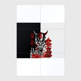 Магнитный плакат 2Х3 с принтом Самурай Samurai в Тюмени, Полимерный материал с магнитным слоем | 6 деталей размером 9*9 см | cyberpunk 2077 | ninja | samurai | киберпанк | маска самурая | путь война | самурай | сёгун | семь самураев | токио | чёрный самурай | японский самурай