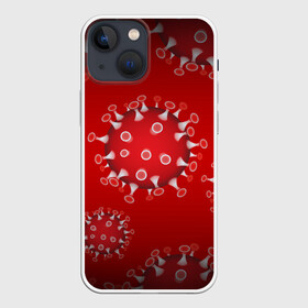Чехол для iPhone 13 mini с принтом Вирусяка в Тюмени,  |  | coronavirus | covid | вирус | ковид | коронавирус