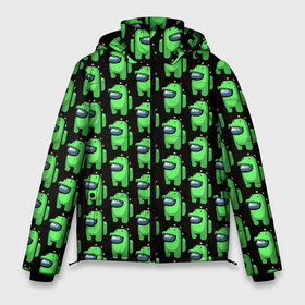 Мужская зимняя куртка 3D с принтом Among Us Crocodile в Тюмени, верх — 100% полиэстер; подкладка — 100% полиэстер; утеплитель — 100% полиэстер | длина ниже бедра, свободный силуэт Оверсайз. Есть воротник-стойка, отстегивающийся капюшон и ветрозащитная планка. 

Боковые карманы с листочкой на кнопках и внутренний карман на молнии. | Тематика изображения на принте: 2021 | among us | impostor | space mafia | sus.puffballs united | амонг ас | амонг единорог | импостор | инопланетяне | инопланетянин | крокодил | надпись | новогодний амонг ас | с новым годом | самозванец | среди нас