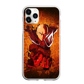 Чехол для iPhone 11 Pro Max матовый с принтом Ванпанчмен в Тюмени, Силикон |  | hero | one punch man | saitama | ванпанчмен | герой | сайтама