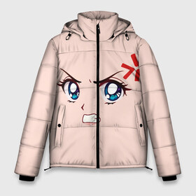 Мужская зимняя куртка 3D с принтом Angry anime girl в Тюмени, верх — 100% полиэстер; подкладка — 100% полиэстер; утеплитель — 100% полиэстер | длина ниже бедра, свободный силуэт Оверсайз. Есть воротник-стойка, отстегивающийся капюшон и ветрозащитная планка. 

Боковые карманы с листочкой на кнопках и внутренний карман на молнии. | angry | anime | art | big | eyes | face | girl | kawaii | manga | style | аниме | арт | взгляд | глаза | девушка | злой | кавай | лицо | манга