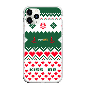 Чехол для iPhone 11 Pro матовый с принтом PORN HUB в Тюмени, Силикон |  | 2021 | new year | новый 2021 год | новый год | поцелуй меня | с новым годом | свитер | свитер на новый год | сердечки
