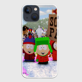 Чехол для iPhone 13 mini с принтом Южный Парк   South Park . в Тюмени,  |  | south park | ubisoft | woodland critter christmas | кенни | мультсериал | стэн | южный парк