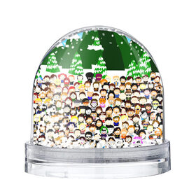 Снежный шар с принтом Южный Парк / South Park . в Тюмени, Пластик | Изображение внутри шара печатается на глянцевой фотобумаге с двух сторон | south park | ubisoft | woodland critter christmas | кенни | мультсериал | стэн | южный парк