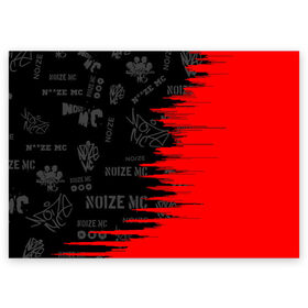 Поздравительная открытка с принтом Noize MC. в Тюмени, 100% бумага | плотность бумаги 280 г/м2, матовая, на обратной стороне линовка и место для марки
 | hip hop | noize mc | rock | актеры | иван алексеев | известные личности | ноиз мс | нойз мс | нойзе мс | певцы | рок | российские музыканты | хип хоп