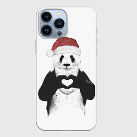 Чехол для iPhone 13 Pro Max с принтом Панда Клаус в Тюмени,  |  | 2021 | 21 | 2k21 | 2к21 | chrystmas | happy | marry | new | panda | santa | snow | winter | xmas | year | год | годом | дед | елка | елки | клаус | лес | мороз | настроение | новогоднее | новогоднему | новый | новым | панда | по | рождество | с