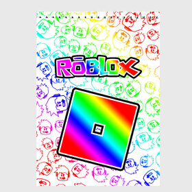 Скетчбук с принтом ROBLOX в Тюмени, 100% бумага
 | 48 листов, плотность листов — 100 г/м2, плотность картонной обложки — 250 г/м2. Листы скреплены сверху удобной пружинной спиралью | piggy | roblox | roblox games | roblox piggy | игра роблокс | пигги. | роблокс | роблокс пигги | робукс