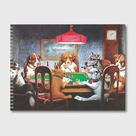Альбом для рисования с принтом Собаки играют в покер в Тюмени, 100% бумага
 | матовая бумага, плотность 200 мг. | a friend in need | art | artist | bets | buldog | cards | chips | dogs | gambling | games | memes | picture | poker | азартные игры | бульдог | друг познается в беде | искусство | картина | карты | мемы | покер | сенбернар | собаки | собачки | ставки