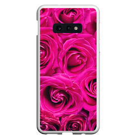 Чехол для Samsung S10E с принтом Розы в Тюмени, Силикон | Область печати: задняя сторона чехла, без боковых панелей | абстрактно | абстрактные | абстрактный | абстракция | красные | роза | розовые | розы | цветок | цветочек | цветочки | цветочный | цветы