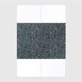 Магнитный плакат 2Х3 с принтом Веточки в Тюмени, Полимерный материал с магнитным слоем | 6 деталей размером 9*9 см | верба | ветка | кустик | листочки | паттерн вербы