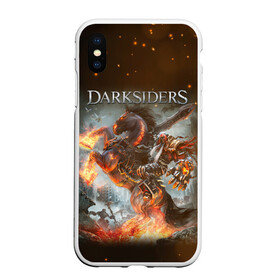 Чехол для iPhone XS Max матовый с принтом Darksiders (Z) в Тюмени, Силикон | Область печати: задняя сторона чехла, без боковых панелей | azrael | darksiders | darksiders 2 | darksiders 3 | griever | silitha | tiamat | ulthane | vulgrim | wrath of war | всадник апокалипсиса | гнев войны | обугленный совет | руина | ультэйн | чёрный молот