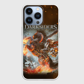 Чехол для iPhone 13 Pro с принтом Darksiders (Z) в Тюмени,  |  | Тематика изображения на принте: azrael | darksiders | darksiders 2 | darksiders 3 | griever | silitha | tiamat | ulthane | vulgrim | wrath of war | всадник апокалипсиса | гнев войны | обугленный совет | руина | ультэйн | чёрный молот