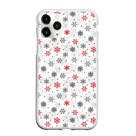 Чехол для iPhone 11 Pro Max матовый с принтом Снежинки в Тюмени, Силикон |  | Тематика изображения на принте: merry christmas | дед мороз | ёлка | зима | мороз | новый год | подарок | праздник | рождество | с новым годом | санта клаус | снег | снеговик | снегурочка | снежинки | снежные узоры | узоры