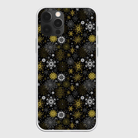Чехол для iPhone 12 Pro Max с принтом Снежинки в Тюмени, Силикон |  | merry christmas | дед мороз | ёлка | зима | мороз | новый год | подарок | праздник | рождество | с новым годом | санта клаус | снег | снеговик | снегурочка | снежинки | снежные узоры | узоры