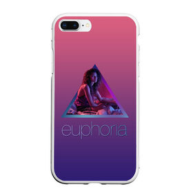 Чехол для iPhone 7Plus/8 Plus матовый с принтом сериал Euphoria в Тюмени, Силикон | Область печати: задняя сторона чехла, без боковых панелей | zendaya | зендея | ру беннетт | сериал euphoria | эйфория