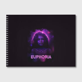 Альбом для рисования с принтом сериал Euphoria в Тюмени, 100% бумага
 | матовая бумага, плотность 200 мг. | Тематика изображения на принте: zendaya | зендея | ру беннетт | сериал euphoria | эйфория