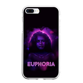 Чехол для iPhone 7Plus/8 Plus матовый с принтом сериал Euphoria в Тюмени, Силикон | Область печати: задняя сторона чехла, без боковых панелей | zendaya | зендея | ру беннетт | сериал euphoria | эйфория