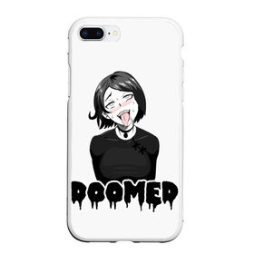 Чехол для iPhone 7Plus/8 Plus матовый с принтом Doomer girl в Тюмени, Силикон | Область печати: задняя сторона чехла, без боковых панелей | ahegao | boomer | boy | chad | doomer | girl | i know | irony | jacques | post | stonks | zoomer | ахегао | ахэгао | бумер | девушка | думер | жак | зумер | ирония | мем | мемы | парень | пост | постирония | стонкс | тандеркок | фр