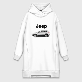 Платье-худи хлопок с принтом Jeep в Тюмени,  |  | america | avto | car | v8 | машина | скорость