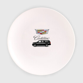 Тарелка с принтом Cadillac в Тюмени, фарфор | диаметр - 210 мм
диаметр для нанесения принта - 120 мм | america | avto | cadillac | car | v8 | машина | скорость