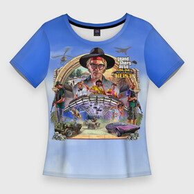 Женская футболка 3D Slim с принтом GTAO: The Cayo Perico Heist в Тюмени,  |  | auto | cayo perico | game | grand | gta | gta5 | los santos | online | rockstar | theft | гта | гта5 | игра | лос сантос | майкл | онлайн | рокстар | тревор | франклин