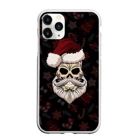 Чехол для iPhone 11 Pro матовый с принтом El Santa в Тюмени, Силикон |  | 2021 | bones | christmas | death | death day | happy | merry christmas | merry x mas | mexico | new year | santa | santa claus | scull | smile | борода | дед мороз | кости | мексика | новогодний | новый год | с новым годом | санта | скелет | счастливый | 