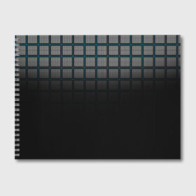Альбом для рисования с принтом клетка в Тюмени, 100% бумага
 | матовая бумага, плотность 200 мг. | геометрия | клетка | линии | полоски | полосы | ровно | серый | сетка | синий | темный | точки | черный