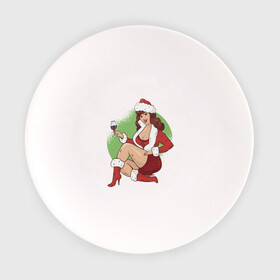 Тарелка с принтом Pin Up Girl Christmas в Тюмени, фарфор | диаметр - 210 мм
диаметр для нанесения принта - 120 мм | christmas | drawing | girl | new year | pin up | девушка | новый год | пин ап | рисунок | рождество | снегурочка