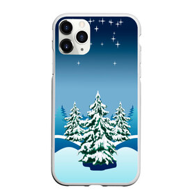 Чехол для iPhone 11 Pro Max матовый с принтом Зимние ели под снегом арт в Тюмени, Силикон |  | Тематика изображения на принте: арт | графика | ели | елки | звезды | зима | лес | мороз | праздники | природа | рисунок | снег | снежок
