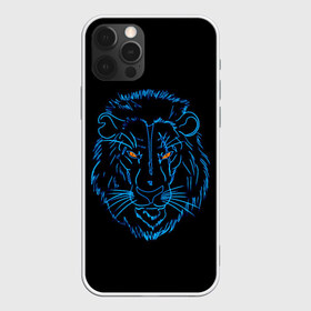 Чехол для iPhone 12 Pro Max с принтом Лев со шрамом в Тюмени, Силикон |  | animals | cat | lion | lion king | neon | взгляд кота | глаза кота | голова животного | грива | грозный лев | дикая кошка | дикий кот | животные | звери | кот | котик | кошак | лев | лев неон | львы | неоновый лев | хищник