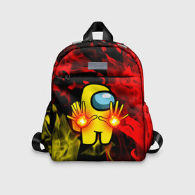 Детский рюкзак 3D с принтом Маг огня 