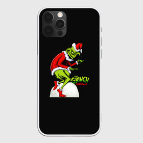 Чехол для iPhone 12 Pro Max с принтом Grinch X-mas в Тюмени, Силикон |  | Тематика изображения на принте: claus | grinch | happy new year | merry christmas | santa | snowman | x mas | гринч | дед мороз | елка | клаус | новый год | рождество | с новым годом | санта | снеговик