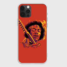 Чехол для iPhone 12 Pro Max с принтом Джимми Хендрикс в Тюмени, Силикон |  | guitar | jimi hendrix | metall | music | rock | альтернатива | гитара | гитарист | гранж | джимми хендрикс | метал | музло | музыка | рок