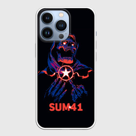 Чехол для iPhone 13 Pro с принтом Sum 41 в Тюмени,  |  | Тематика изображения на принте: metall | music | punk | rock | sum 41 | альтернатива | метал | музло | музыка | панк | рок | сам 41