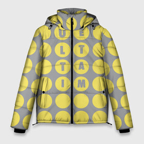 Мужская зимняя куртка 3D с принтом ULTIMATE в Тюмени, верх — 100% полиэстер; подкладка — 100% полиэстер; утеплитель — 100% полиэстер | длина ниже бедра, свободный силуэт Оверсайз. Есть воротник-стойка, отстегивающийся капюшон и ветрозащитная планка. 

Боковые карманы с листочкой на кнопках и внутренний карман на молнии. | горошек | паттерн | трендовый цвет | цвет 2021 года