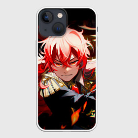 Чехол для iPhone 13 mini с принтом GENSHIN IMPACT DILUC в Тюмени,  |  | Тематика изображения на принте: anime | diluc | genshin impact | sucrose | wifu | аниме | вайфу | геншин импакт | геншн импакт | дилюк | игры | персонажи