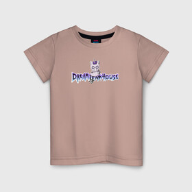 Детская футболка хлопок с принтом Даня Милохин DREAMTEAM HOUSE в Тюмени, 100% хлопок | круглый вырез горловины, полуприлегающий силуэт, длина до линии бедер | Тематика изображения на принте: danya_milokhin | dreamteam | dreamteamhouse | tiktok | блогер | дримтим | тикток