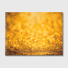 Альбом для рисования с принтом Новогодний Блеск в Тюмени, 100% бумага
 | матовая бумага, плотность 200 мг. | Тематика изображения на принте: 