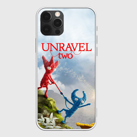 Чехол для iPhone 12 Pro Max с принтом Unravel Two (Z) в Тюмени, Силикон |  | coldwood interactive | unravel | unravel two | головоломка | красная пряжа | распутать | семейная игра | ярни