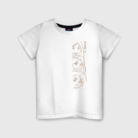 Детская футболка хлопок с принтом Princess_be bold в Тюмени, 100% хлопок | круглый вырез горловины, полуприлегающий силуэт, длина до линии бедер | disney princess | jasmine | merida | mulan | vdkotan | жасмин | мерида | мулан
